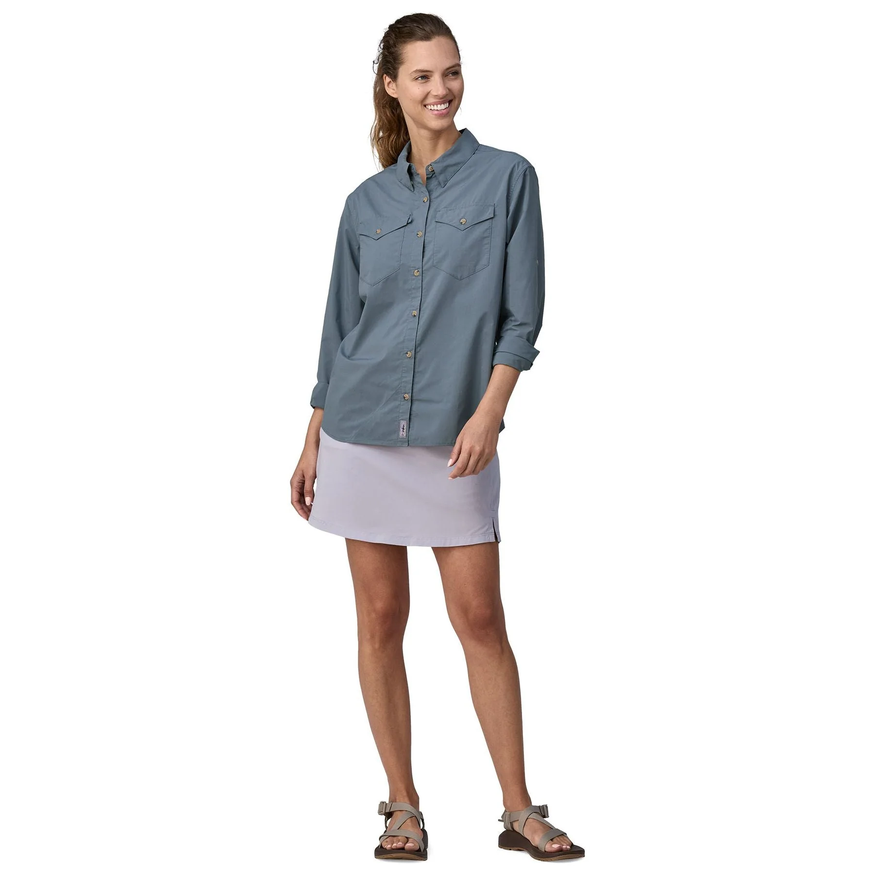 Patagonia Women's L/S Sun Stretch Shirt Sale - Image 13
