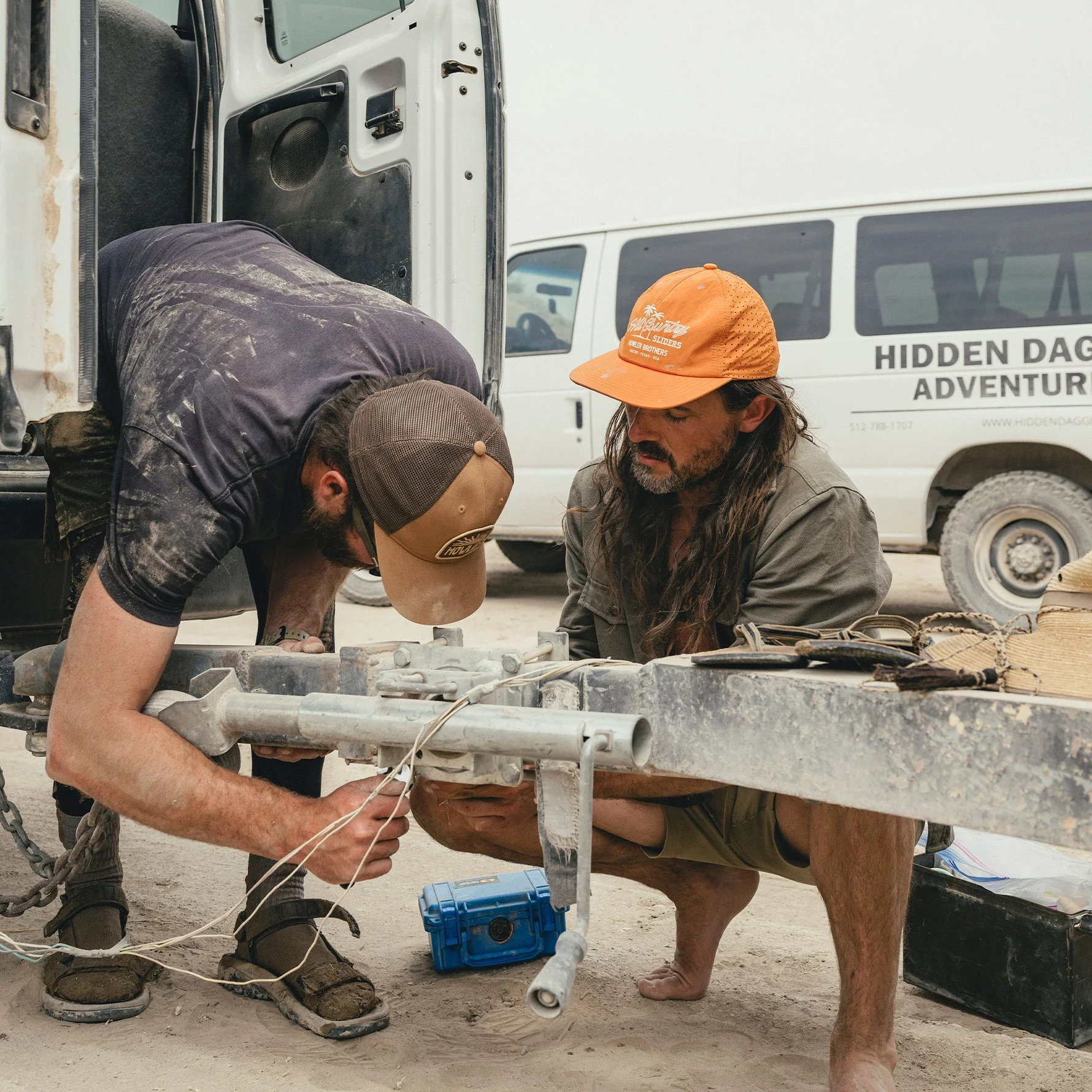 Howler Brothers Hill Country Beach Sliders Aperture Tech Strapback Sale - Image 3
