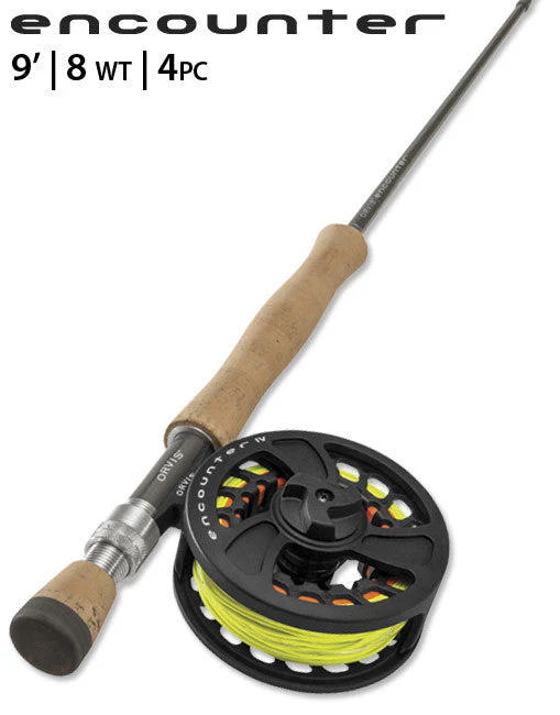 Orvis Encounter 9'0" 8wt 4pc Fly Rod & Reel Outfit - Image 3